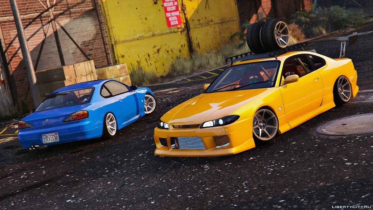 Nissan silvia для gta 5 фото 3