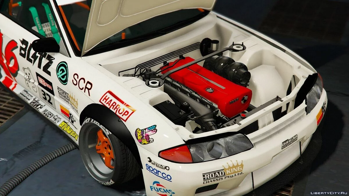 Nissan Skyline GT-R R32 Rocket Bunny [Tuning | Plantilla] / GTA 5