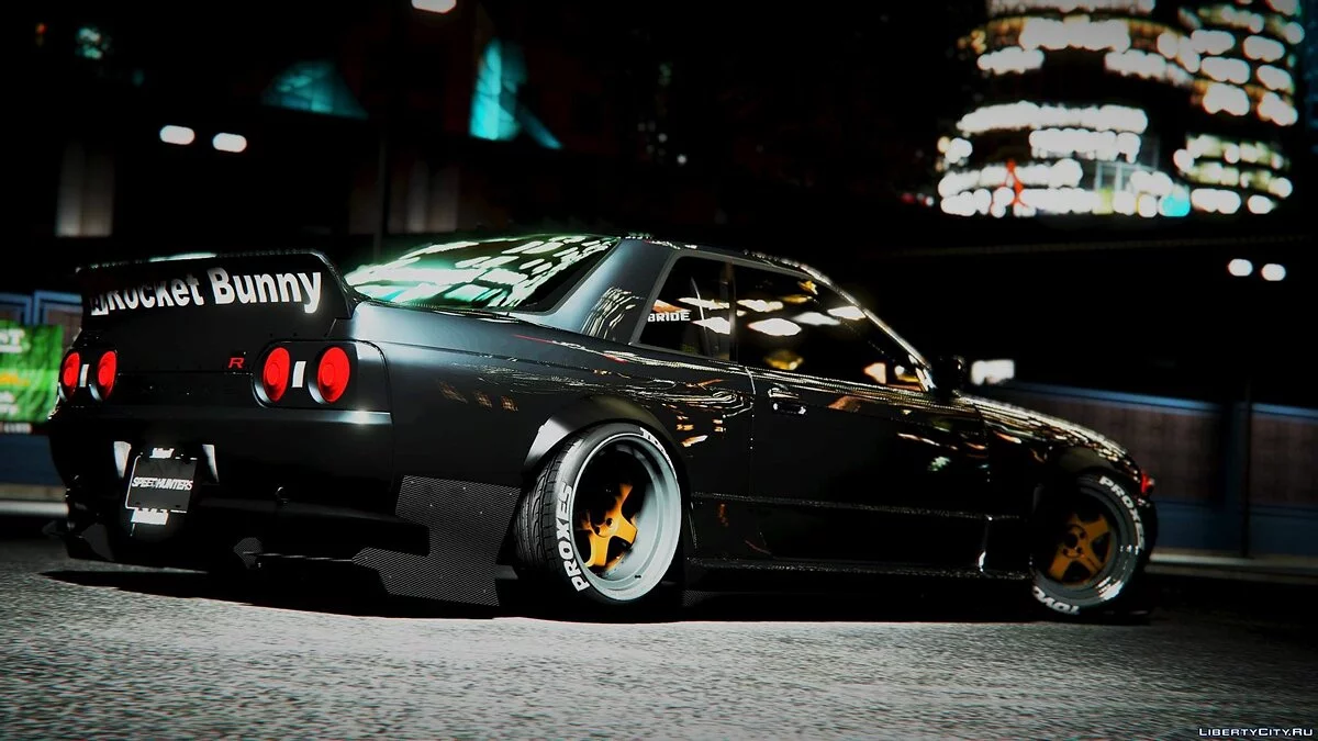 Nissan Skyline GT-R R32 Rocket Bunny [Tuning | Plantilla] / GTA 5
