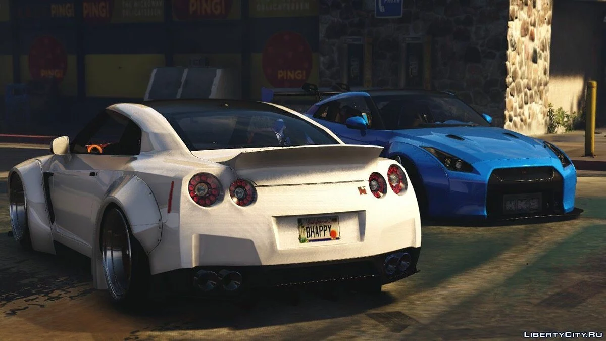 Nissan GTR35 Libertywalk [Замінити] 0.1 / GTA 5