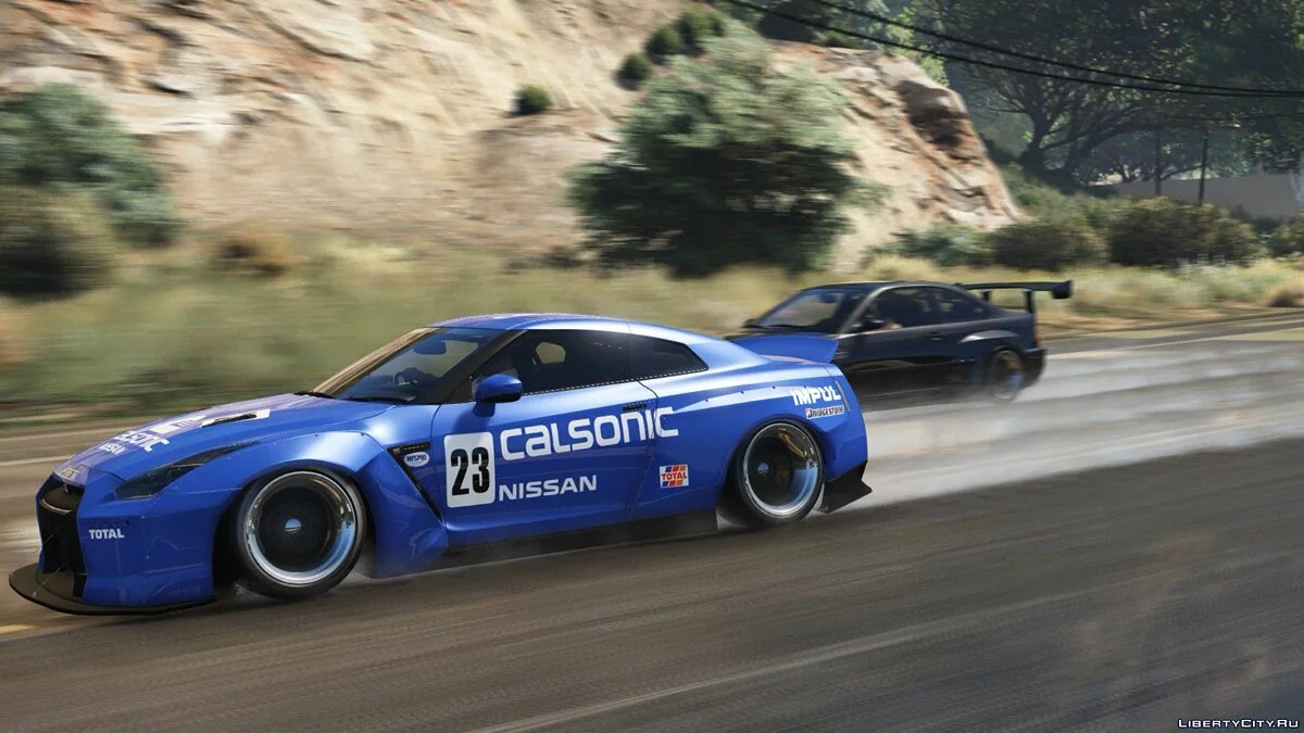 2010 Nissan GT-R Spec-V Pandem [Add-On / Replace | Template | RHD] 2.5 / GTA 5