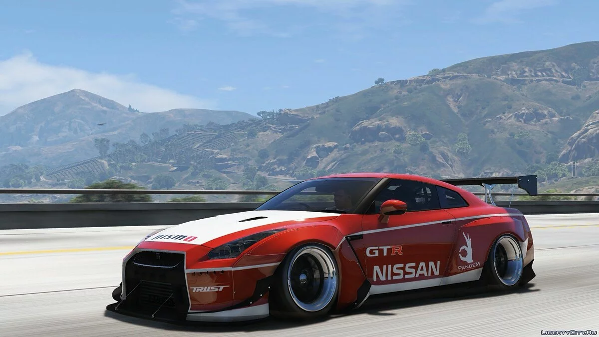 2010 Nissan GT-R Spec-V Pandem [Add-On / Replace | Template | RHD] 2.5 / GTA 5