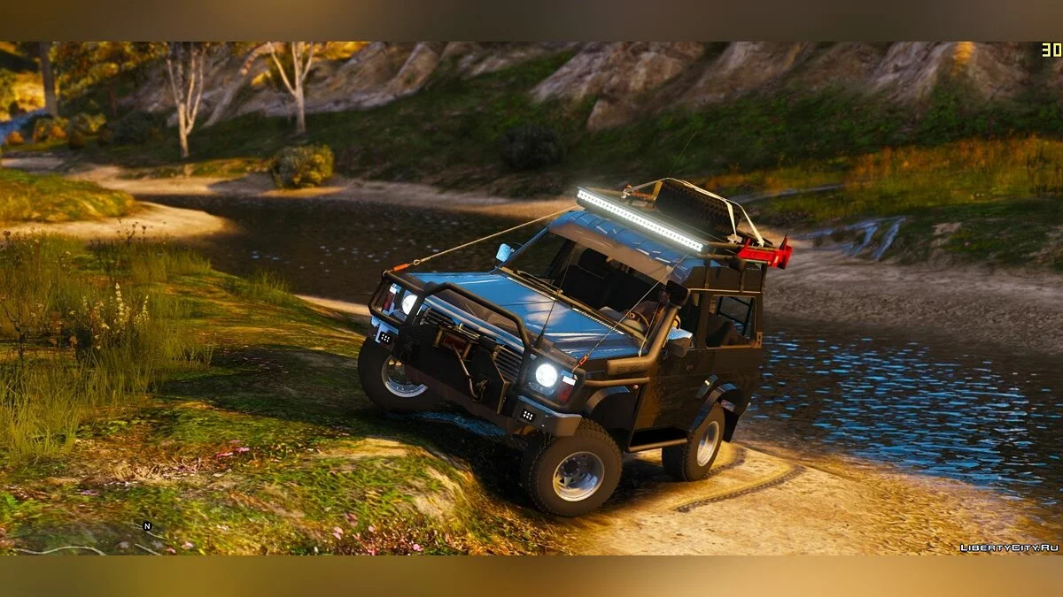 Nissan Patrol Y60 Off Road 1994 [Adição / Substituição | 7 Extras] 1.5 / GTA 5