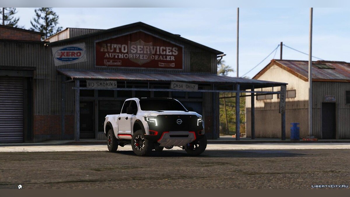 Скачать Nissan Titan Warrior 2017 [Add-On / Replace] 1.4.1 Для GTA 5