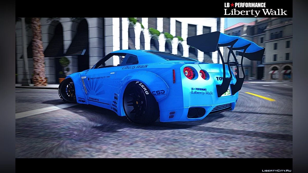 Nissan GT-R R35 Liberty Walk [Add-On / Replace] 1.0 / GTA 5