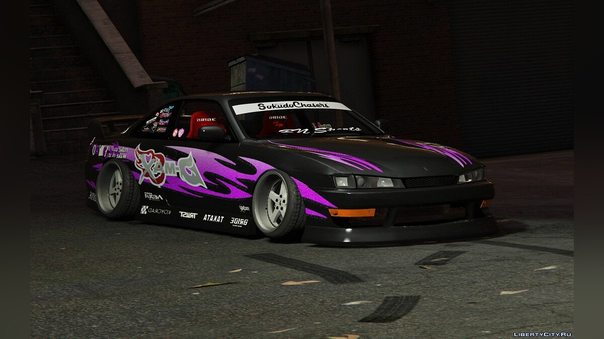 Nissan silvia s14 gta 5 фото 100