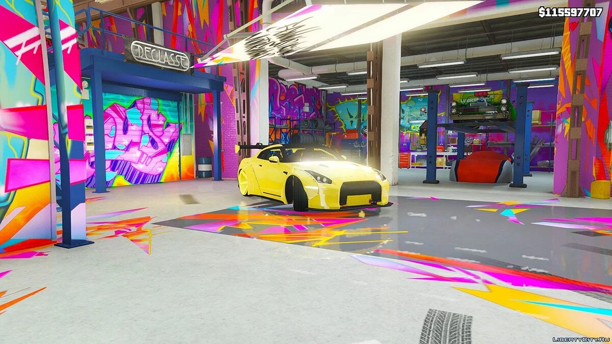 2014 Nissan GTR R-35 Liberty Walk Gold Edition (Ersetzen) 1.0 / GTA 5