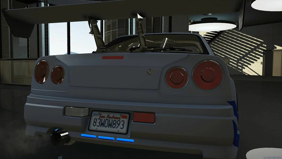1999 C-West Nissan Skyline GT-R (BNR34) [Add-On / OIV / Animated Engine / RHD] 1.1 / GTA 5