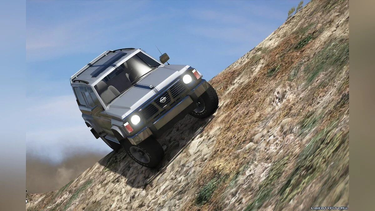 日产巡逻车超级沙漠Y60 1997 4门 [附加 | 车身涂装 | 附加 | 污垢 | 模板] 1.0 / GTA 5