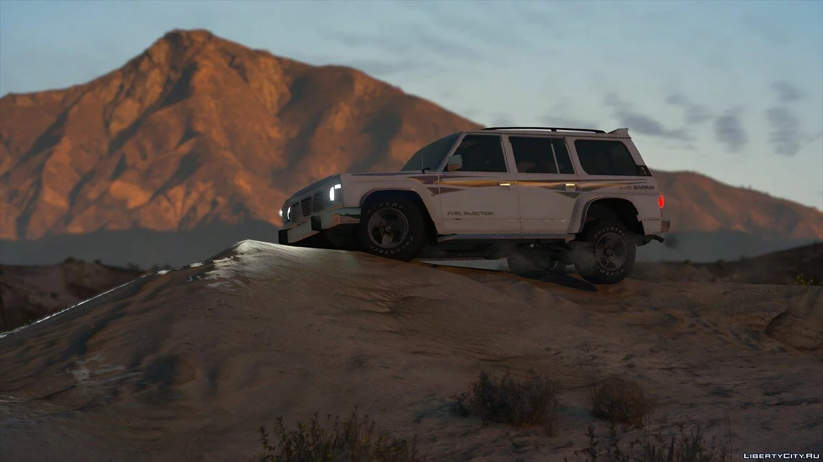 Nissan Patrol Super Safari Y60 1997 4-pintu [Add-On | Ganti | Livery | Ekstra | Lumpur | Template] 1.2 / GTA 5