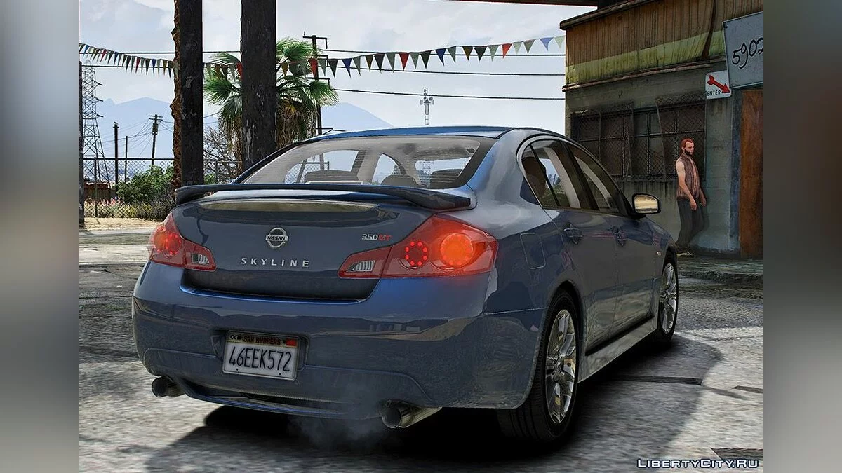 نيسان سكايلاين سيدان 350GT 2006 [إضافة | LODS | تعديل | مفتوح] 1.1 / جي تي أي 5