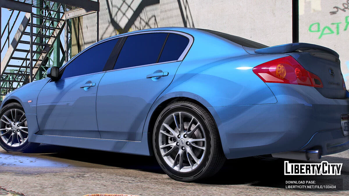 نيسان سكايلاين سيدان 350GT 2006 [إضافة | LODS | تعديل | مفتوح] 1.1 / جي تي أي 5