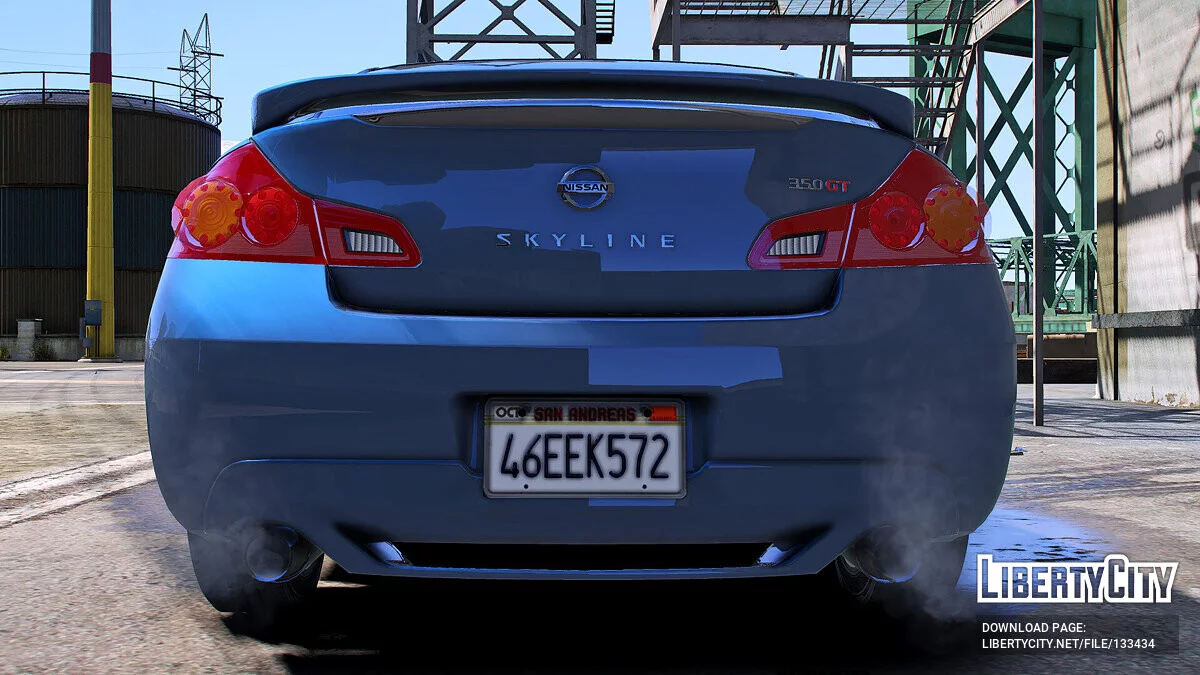 نيسان سكايلاين سيدان 350GT 2006 [إضافة | LODS | تعديل | مفتوح] 1.1 / جي تي أي 5