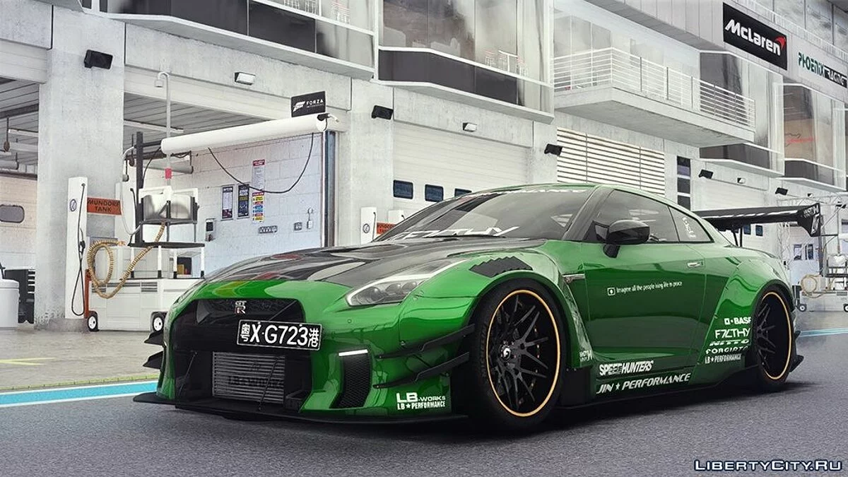 2019 Nissan GT-R Liberty Walk LB Performance (Second Generation) [Add-On] / GTA 5
