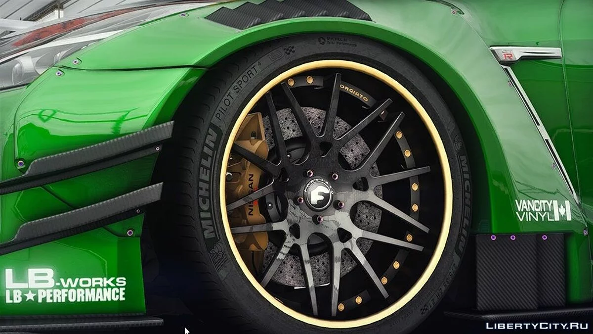 2019 Nissan GT-R Liberty Walk LB Performance (Second Generation) [Add-On] / GTA 5