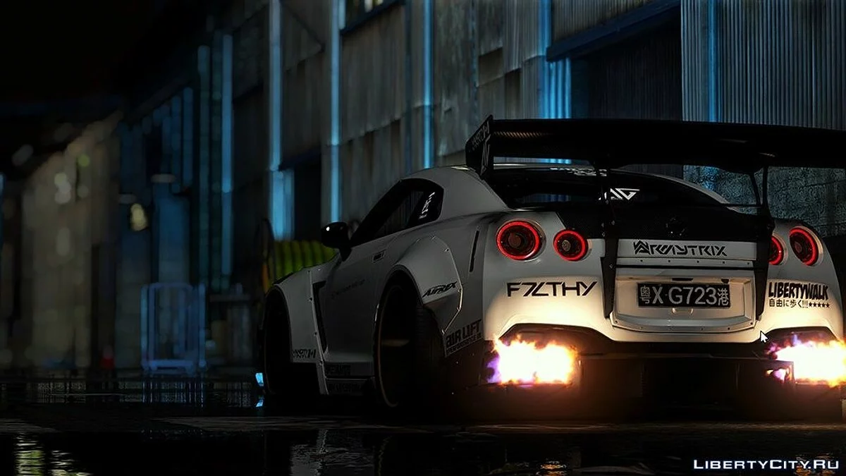 2019 Nissan GT-R Liberty Walk LB Performance (Second Generation) [Add-On] / GTA 5