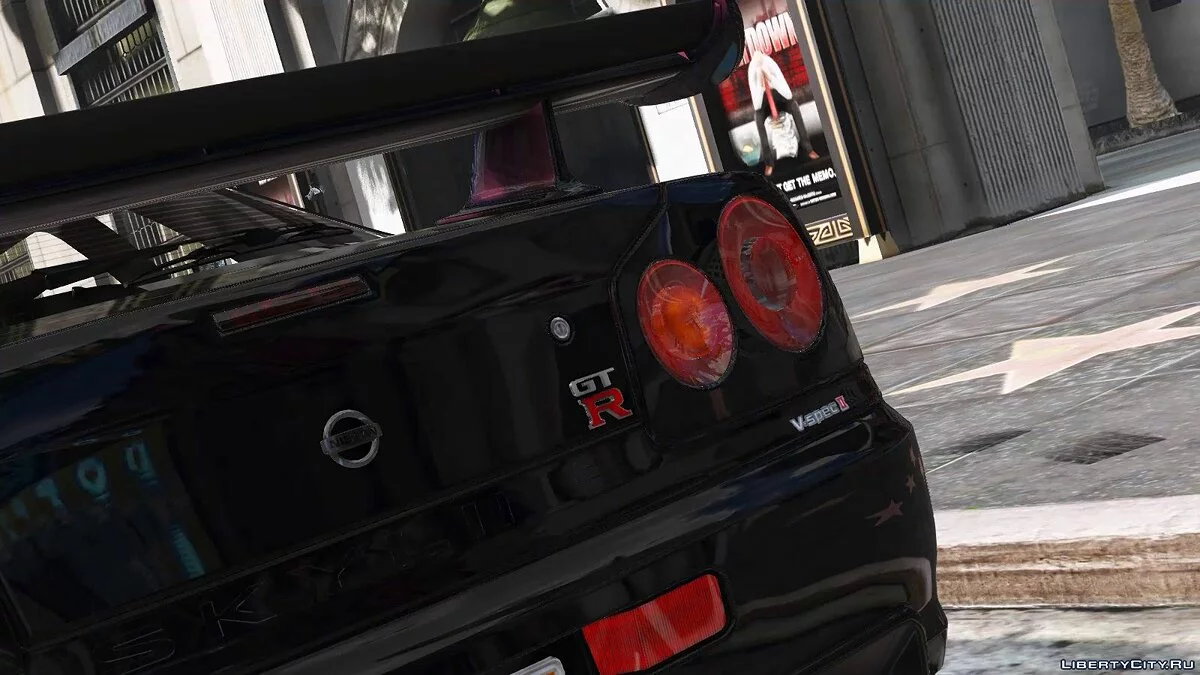 Nissan Skyline GT-R V-Spec II [Add-On | Plantilla | RHD] 1.0 / GTA 5