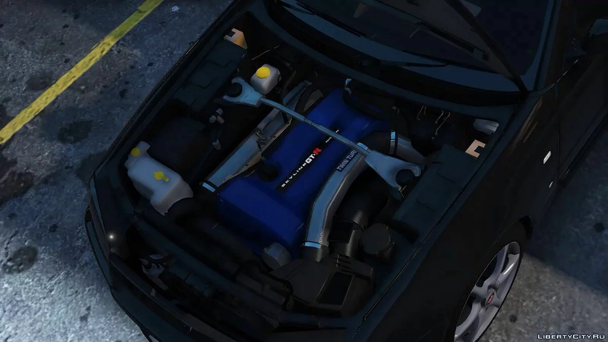 Nissan Skyline GT-R V-Spec II [Add-On | Plantilla | RHD] 1.0 / GTA 5