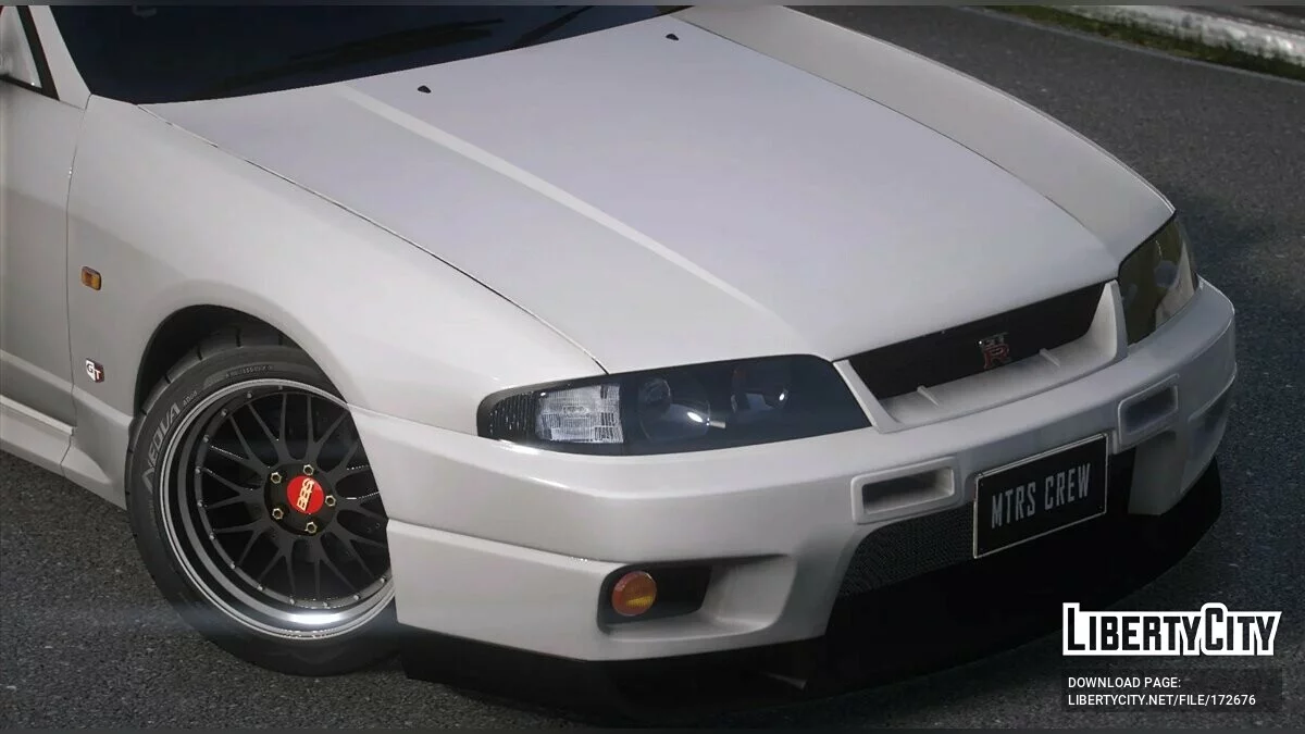 Nissan Skyline GT-R R33 V-Spec 1995 v1.6b / GTA 5