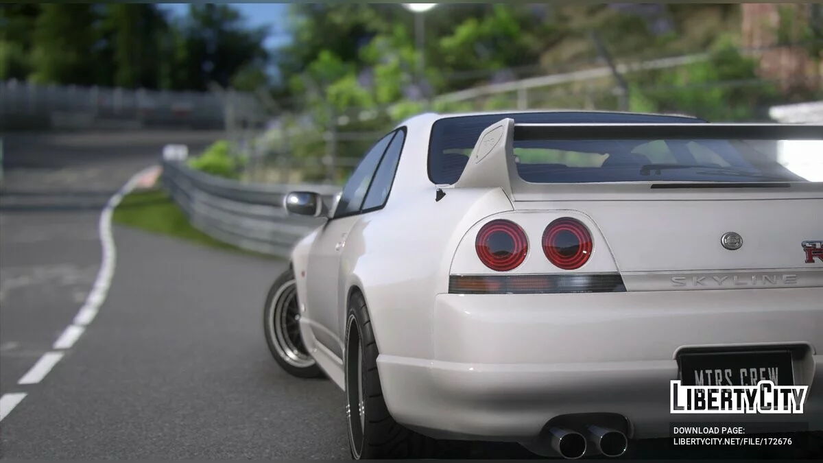 Nissan Skyline GT-R R33 V-Spec 1995 v1.6b / GTA 5