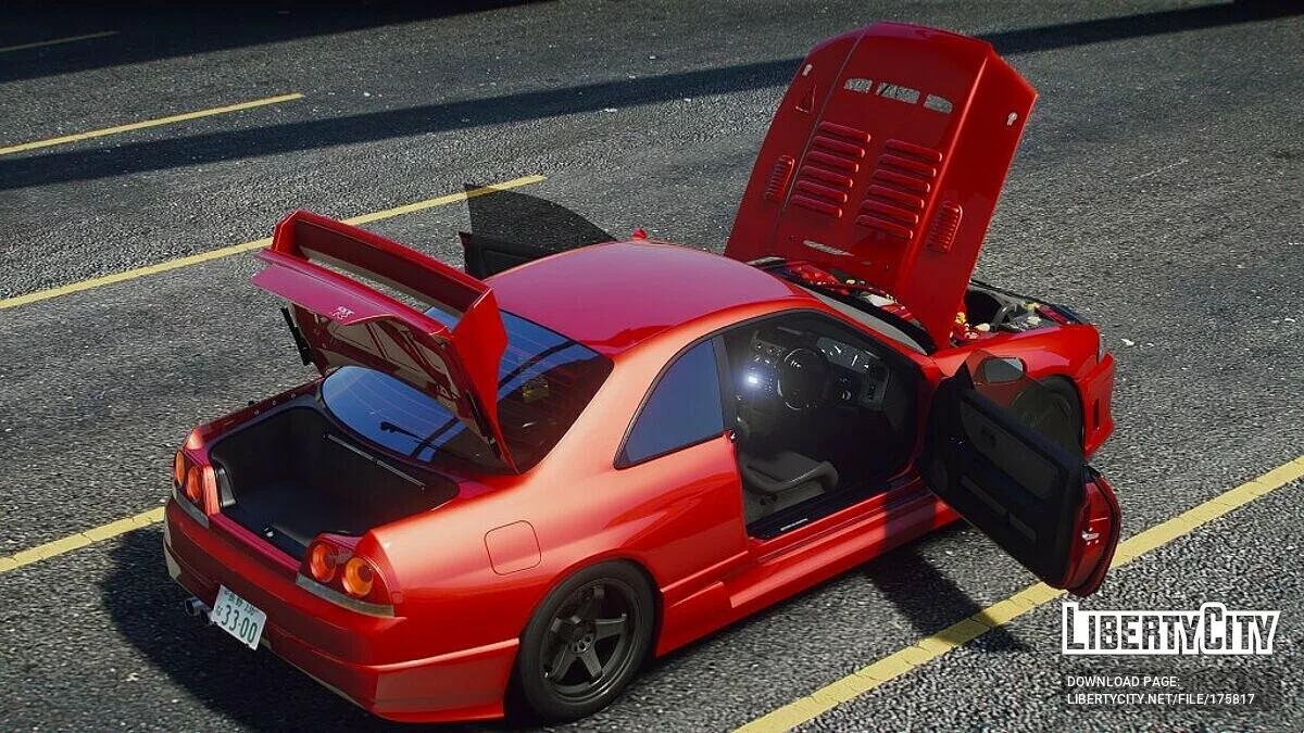 1997 Nissan Skyline GT-R R33 V-Spec v1.1 / GTA 5