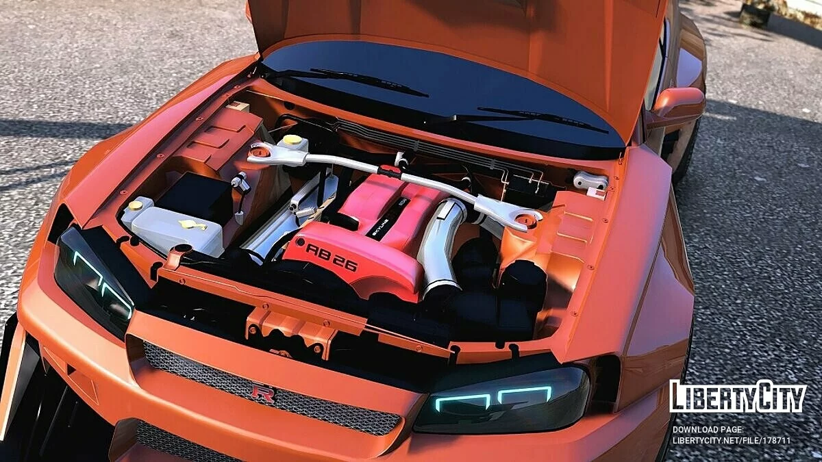 Nissan GT-R R34 Bodykit Hycade / GTA 5