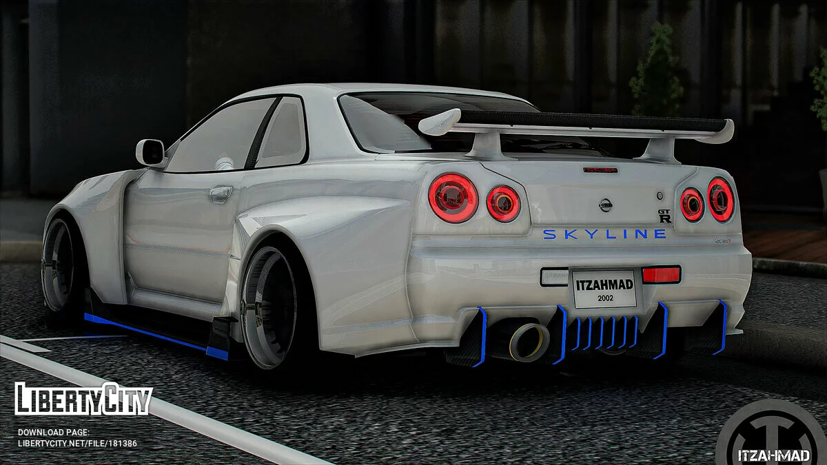 Nissan R34 Skyline Speed Hunter Edition / GTA 5