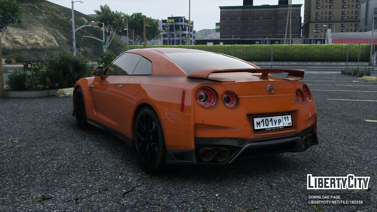 Nissan gtr 2017 для gta 5 фото 9