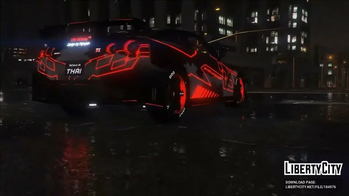 Nissan GTR Nismo 2017 Hyperbeast Offwhite / GTA 5