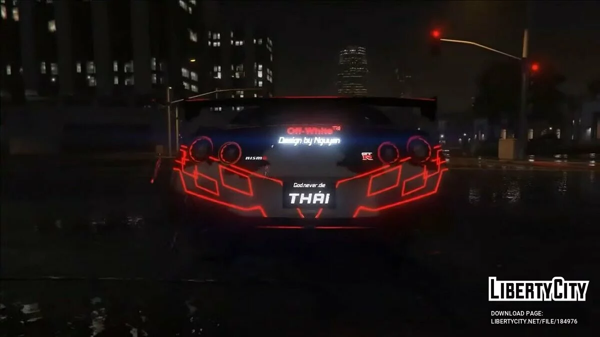Nissan GTR Nismo 2017 Hyperbeast Offwhite / GTA 5