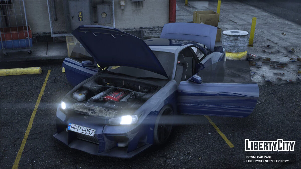 日产 Skyline GT-R R34 - 天空之美 / GTA 5