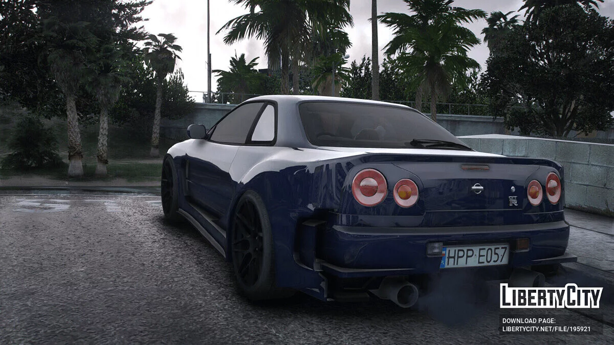 日产 Skyline GT-R R34 - 天空之美 / GTA 5