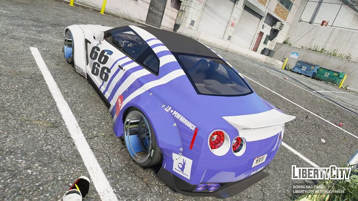 Nissan Skyline GT-R35 Liberty Walk / GTA 5