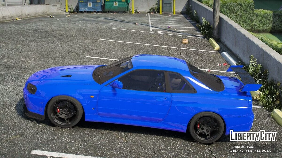 Nissan Skyline R34 GT-R Stanced / GTA 5