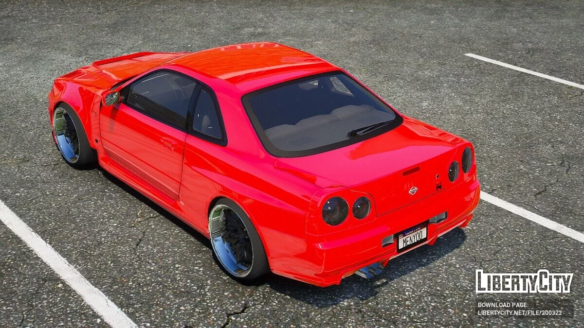 Nissan Skyline R34 Mega / GTA 5