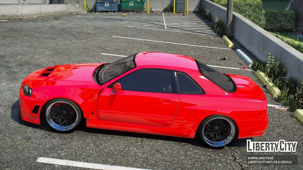 Nissan Skyline R34 Mega / GTA 5