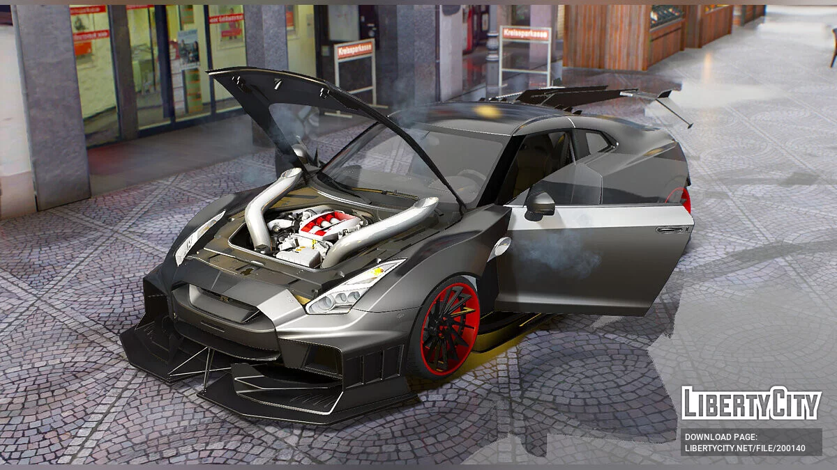 Nissan Skyline R35 Widebody Legend Edition / GTA 5