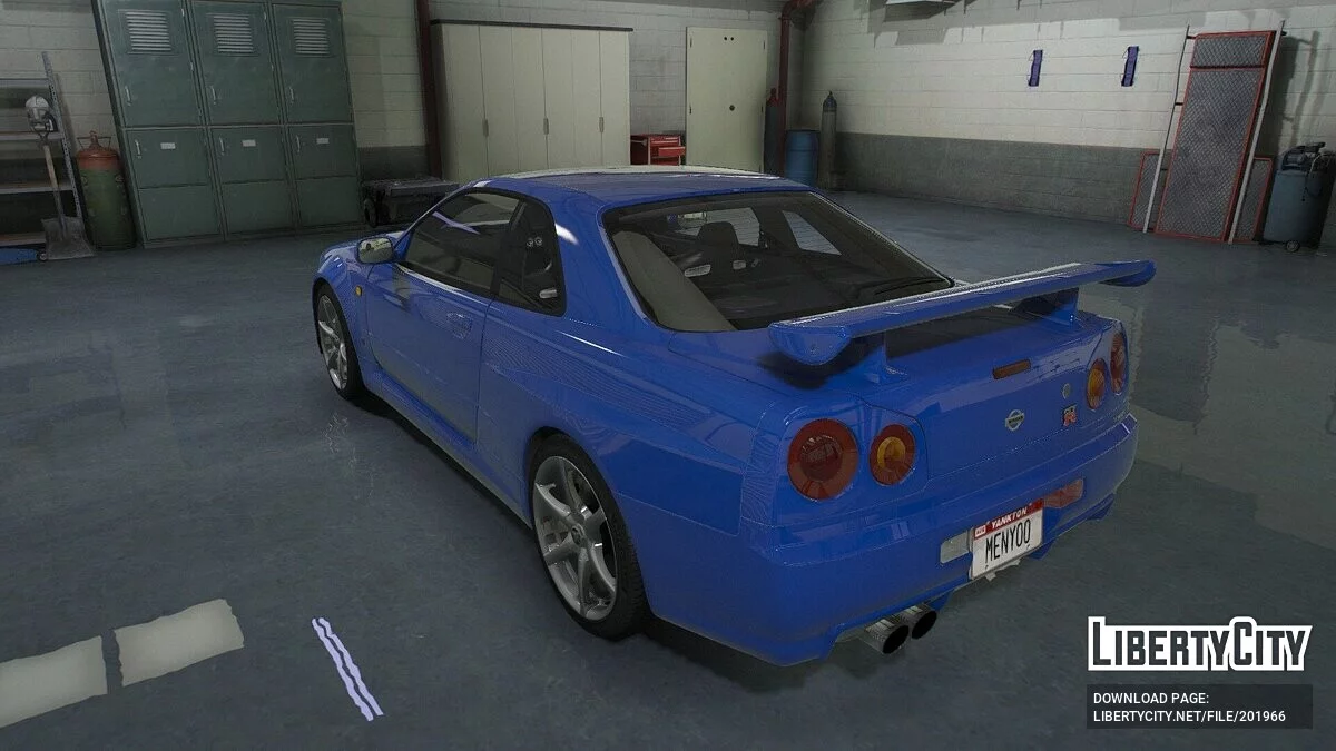 1999 Nissan Skyline GT-R V-spec (BNR34) / GTA 5