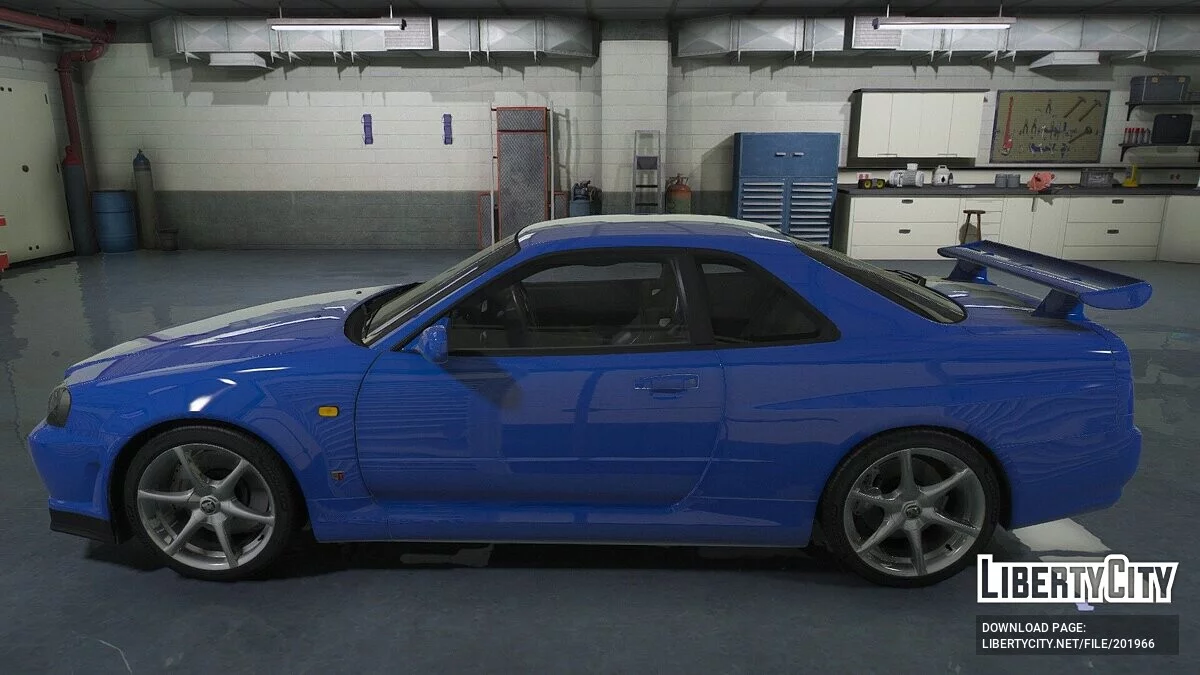 1999 Nissan Skyline GT-R V-spec (BNR34) / GTA 5