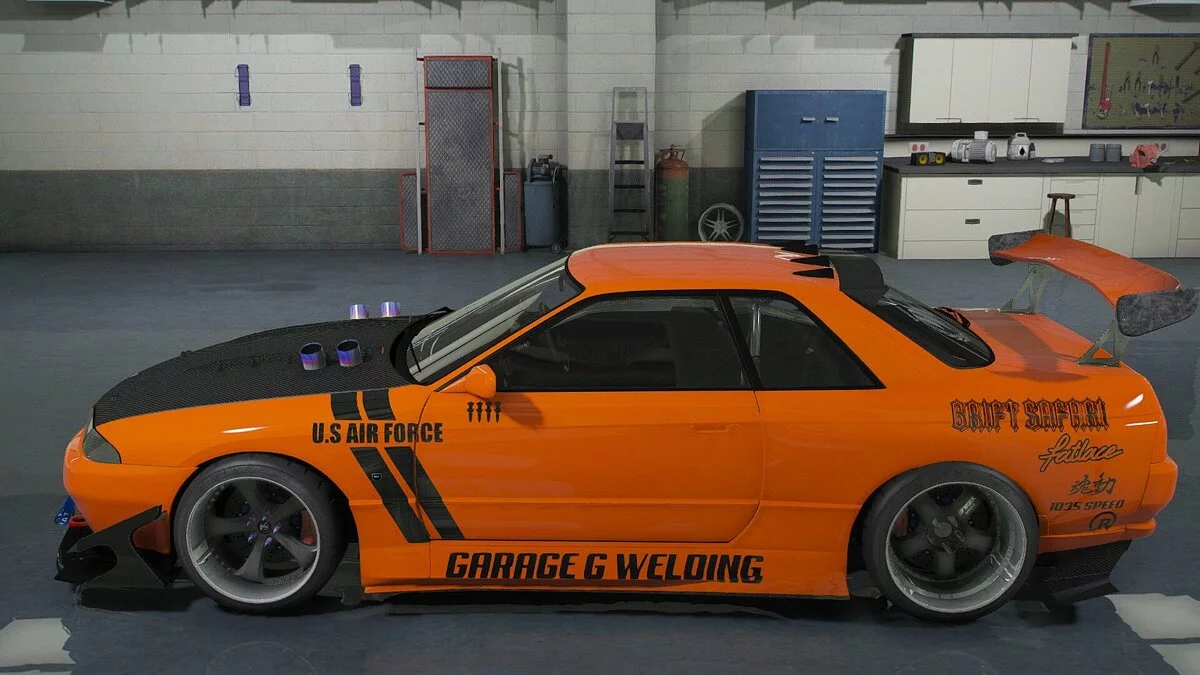 Nissan GTR R32 Drift And Dynamic Lights Edition / GTA 5