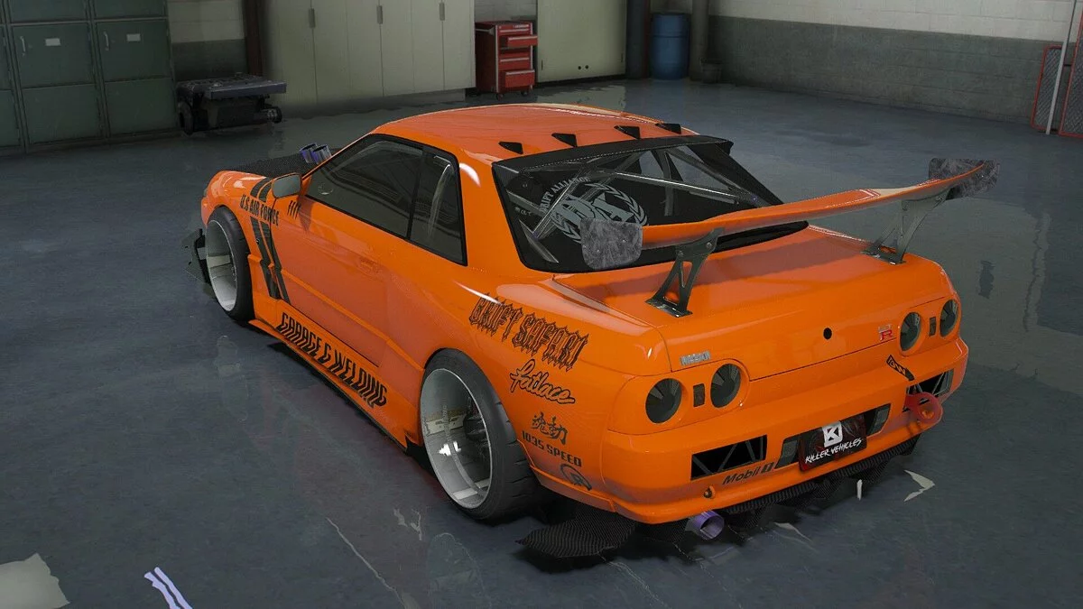 Nissan GTR R32 Drift And Dynamic Lights Edition / GTA 5