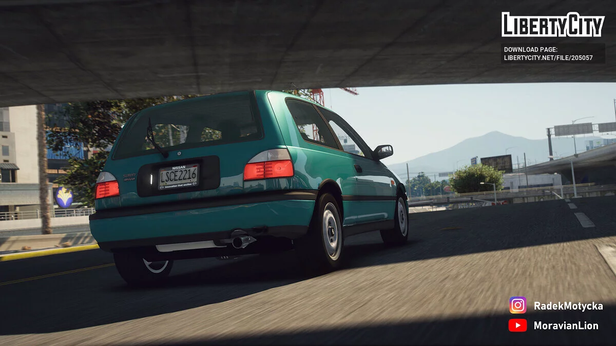 Nissan Sunny Pulsar (GTI-R low trim 2 in 1 pack) v1.1 / GTA 5