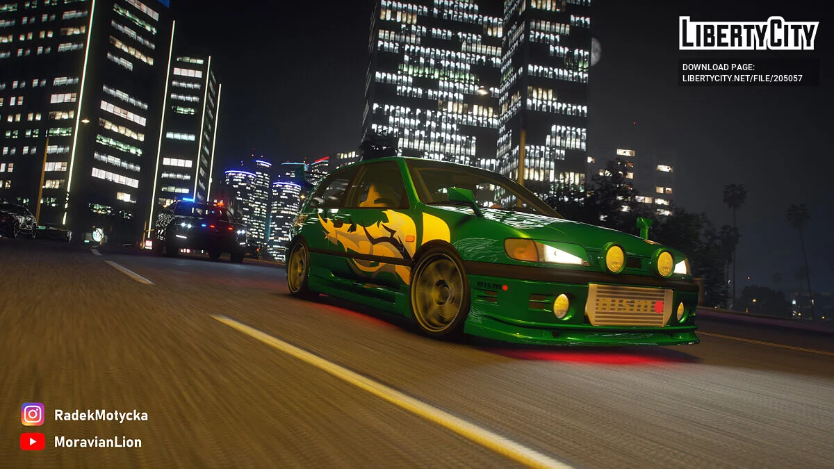 Nissan Sunny Pulsar (GTI-R low trim 2 in 1 pack) v1.1 / GTA 5