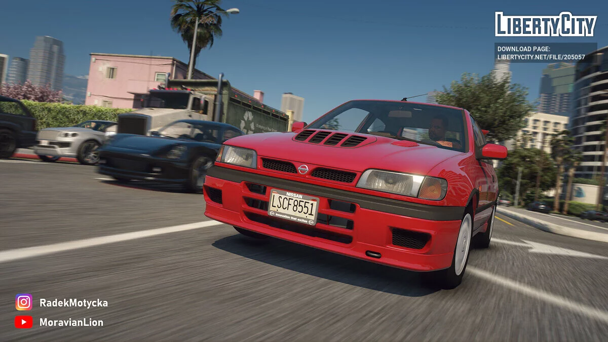 Nissan Sunny Pulsar (GTI-R low trim 2 in 1 pack) v1.1 / GTA 5