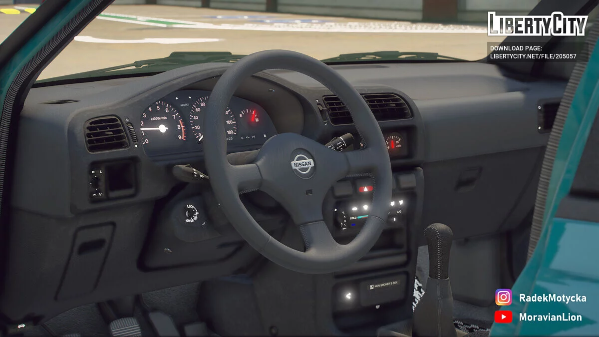 Nissan Sunny Pulsar (GTI-R low trim 2 in 1 pack) v1.1 / GTA 5
