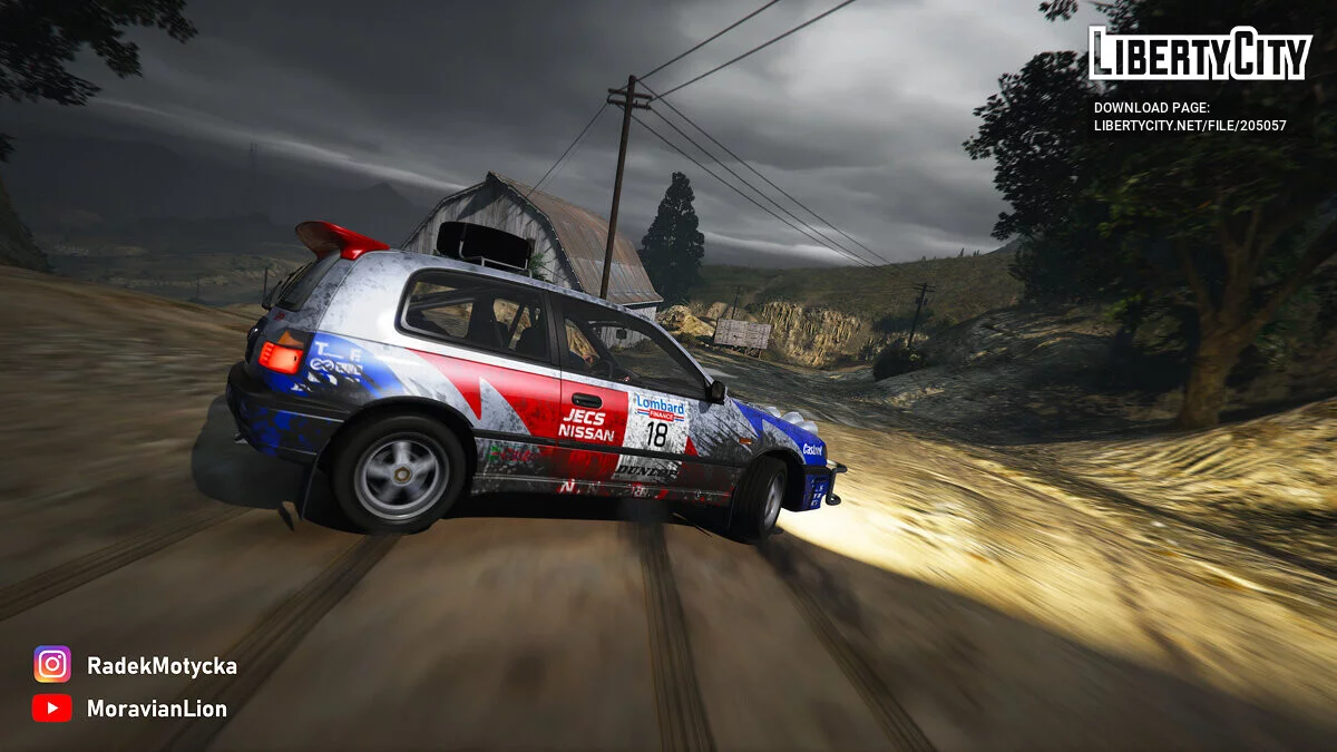 Nissan Sunny Pulsar (GTI-R low trim 2 in 1 pack) v1.1 / GTA 5