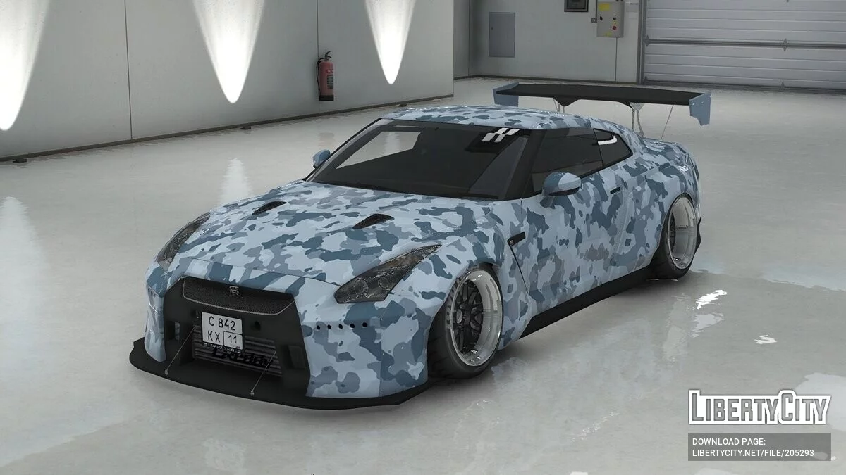 نيسان GT-R Spec-V Pandem Rocket Bunny 2010 / جي تي أي 5