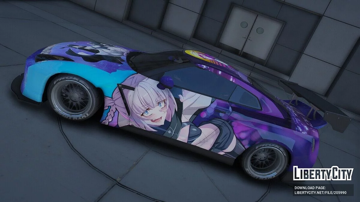 日产GT-R Spec-V Pandem Nazuna - 暗夜呼唤 v1.0 / GTA 5