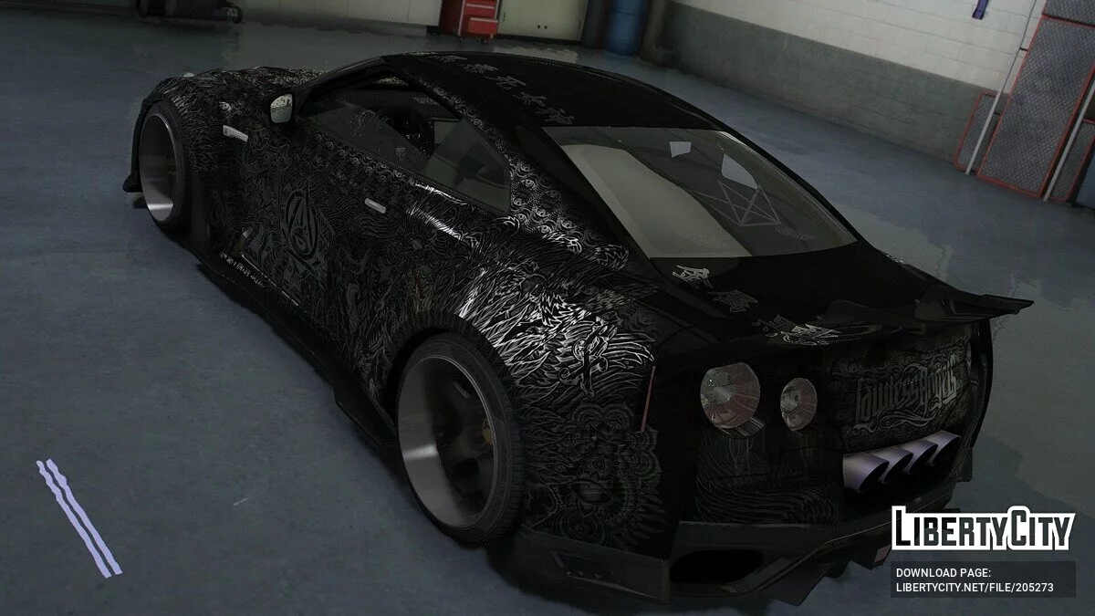 Nissan GT-R35 Chrome Body / جي تي أي 5