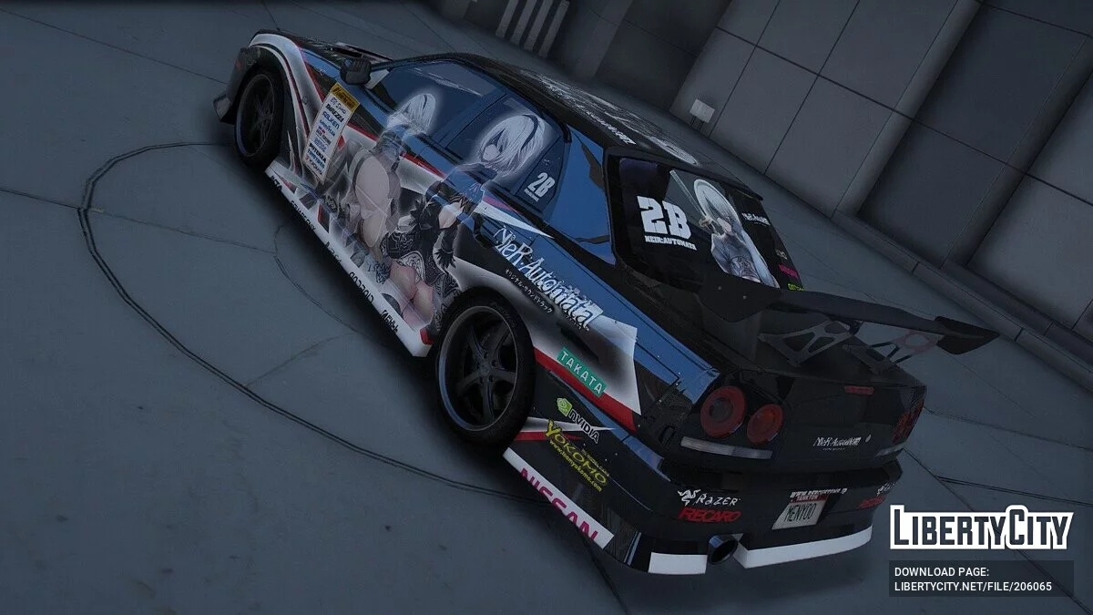 Nissan Skyline ER34 Neir Automata 2B / GTA 5